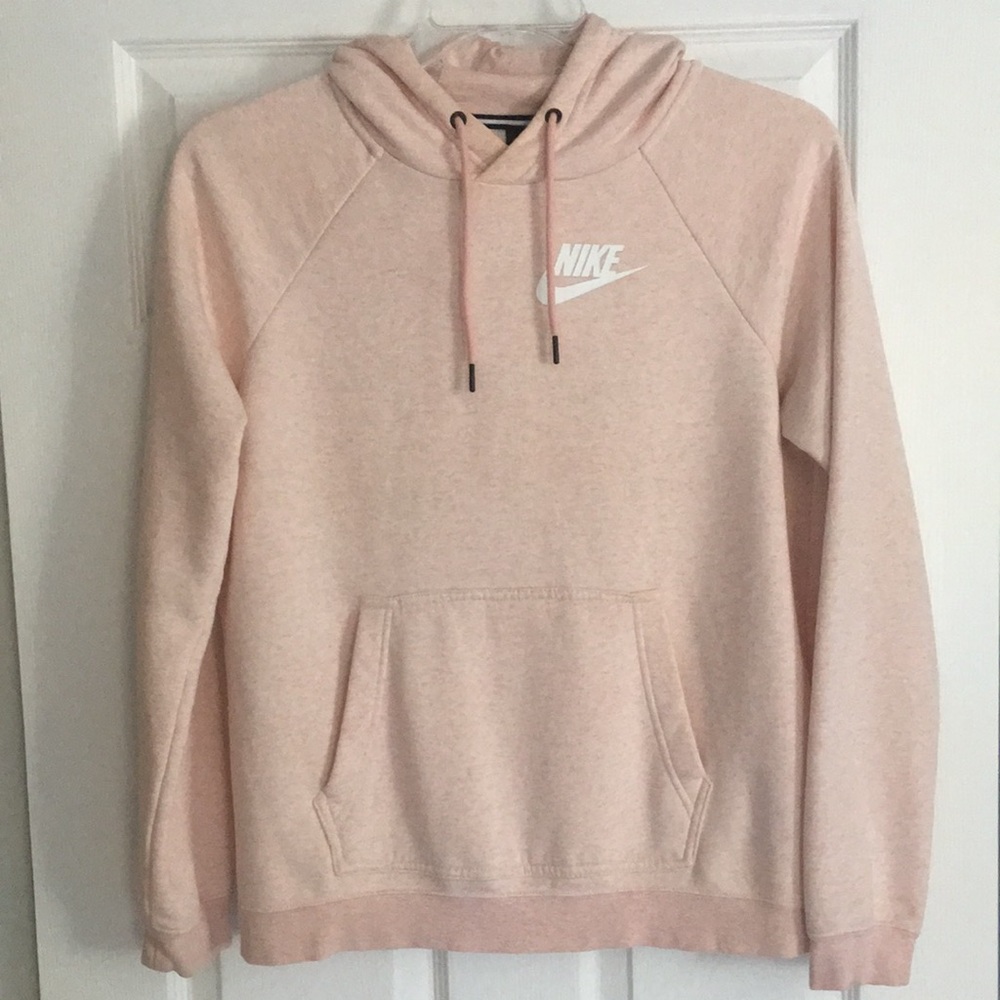 Peach Heather Nike Hoodie Sweatshirt, Ladies Size Medium